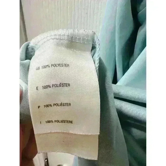 The North Face Women’s Small Petite Baby Sky Blue Athletic Gym Top - Picture 6 of 7